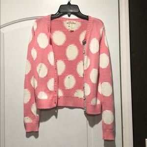 COPY - - Matilda Jane knit polka dot cardigan